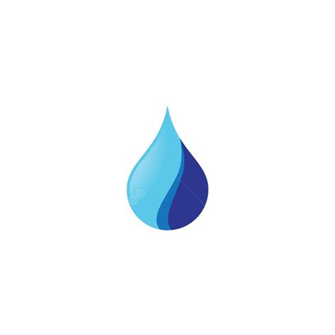 Water Drop Vector Icon Illustration Shape White Water Drop Vector