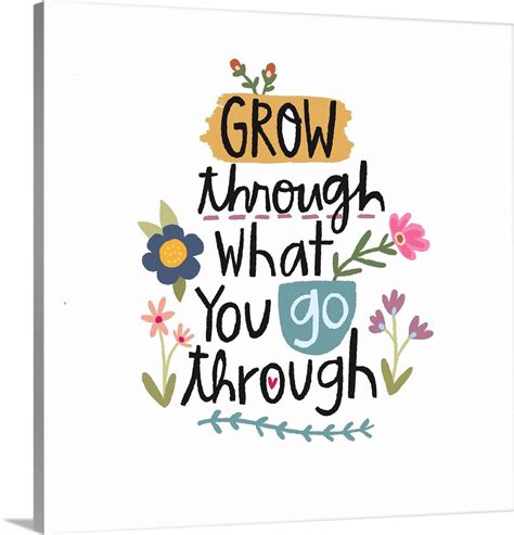 Quotes Gifts Faith Grow Through What You Go Through Sunflower Sticker