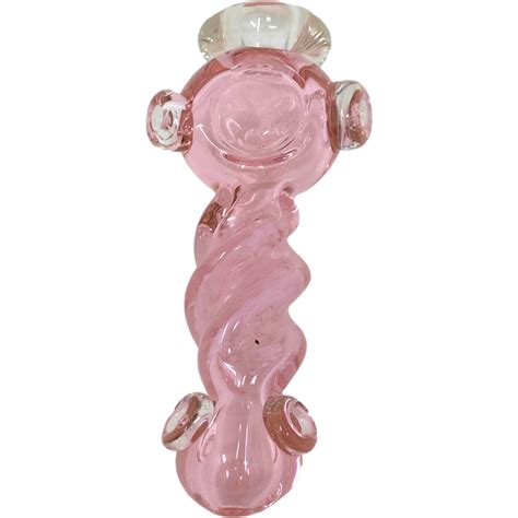 Thick Girly Pink Glass Pipe Kings Pipes