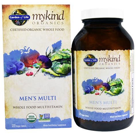 Garden Of Life Mykind Organics Mens Multi Whole Food Multivitamin