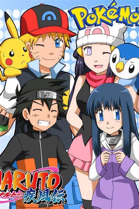 Naruto And Pokemon Crossover O Fan Art Anime Illustrations Pinte