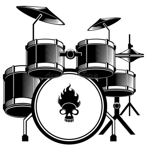 Drum Set Stock Vector Image Of Design Illustration