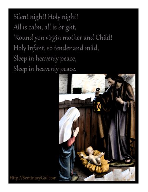 Silent Night Holy Night Advent 16 2014 Seminary Gal Silent Night