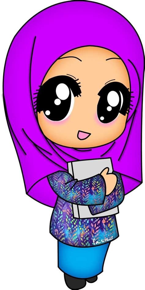 10 Best Muslimah Images On Pinterest Hijab Cartoon Islamic And Art Girl