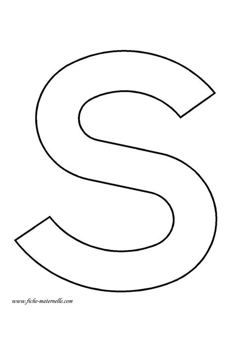The Letter S Is Made Out Of Paper And Outlined In Black On A White