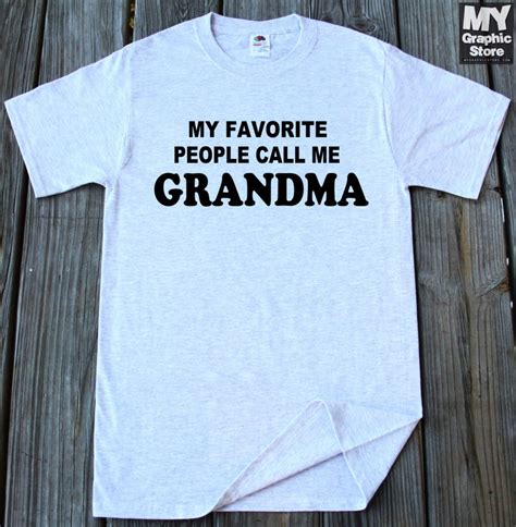 My Favorite People Call Me Grandma Shirt Mothers Day T Etsy