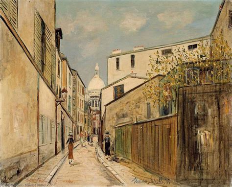 Church Of Sacre Coeur By Maurice Utrillo 1883 1955 France Artwork