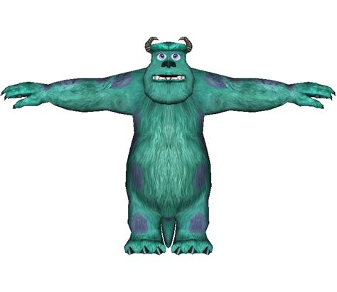 Playstation 2 Monsters Inc Scare Island Sulley The Models Resource