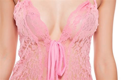 Ultra Sexy See Through Lace Falbala Open Front Sexy Lingerie Nightd