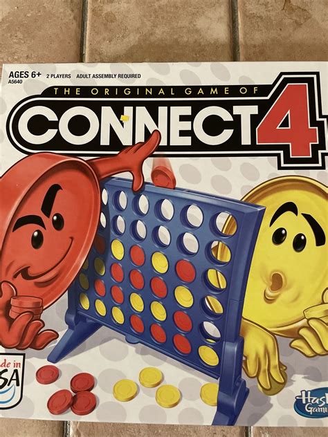 Hasbro Connect 4 Strategy Board Game For Ages 6 And Up A5640 Complete