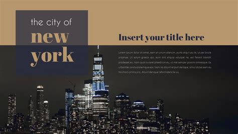 New York City Powerpoint Template Free