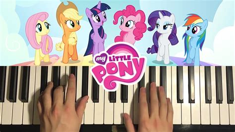 How To Play My Little Pony Theme Song Piano Tutorial Lesson Youtube