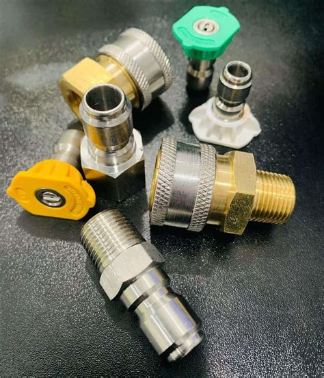 Pressure Washer Fittings Types Materials And Sizes