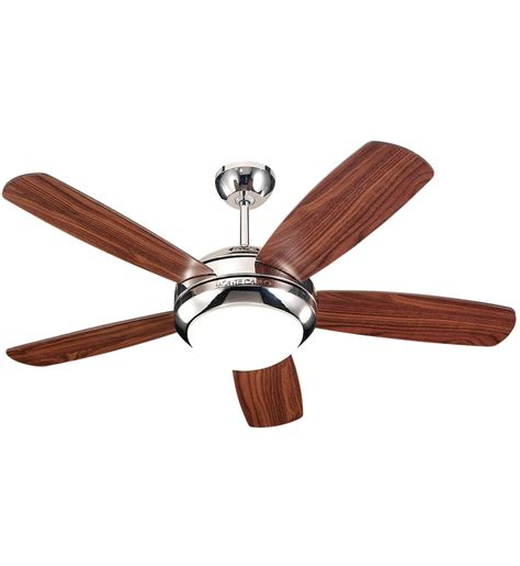 Medium sized ceiling fans come in sizes from 42 inches to 48 inches and are perfect for smaller rooms such as kids rooms, quest bedrooms, and larger bathrooms. Lamps.com: Monte Carlo - Discus II 44 Inch Ceiling Fan