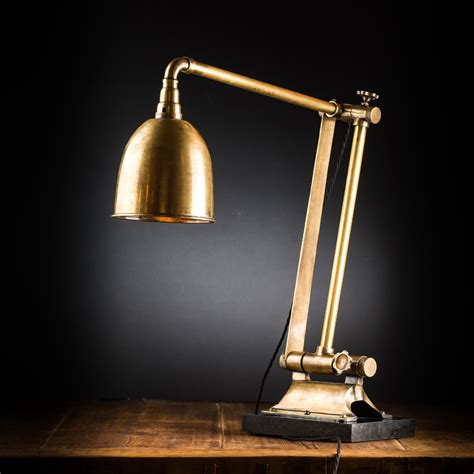 Vintage Articulated Brass Desk Lamp — Felix Lighting Specialists