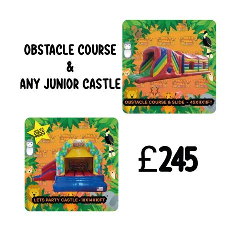 Obstacle Course And Junior Castle Bringing Joy To Kings Lynn Bills