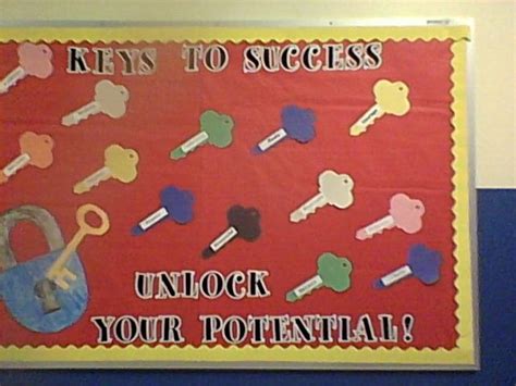 Keys To Success Bulletin Board Ideas Ideaswi