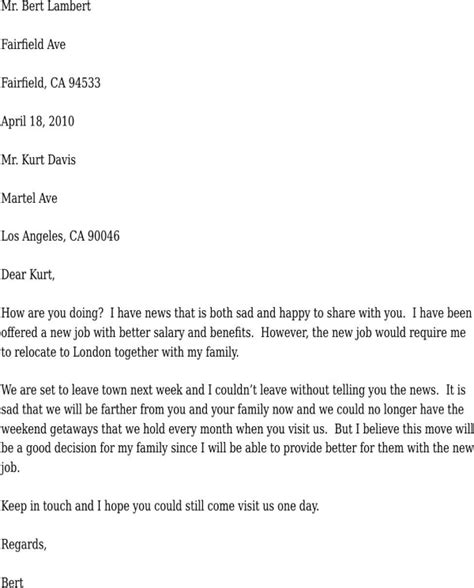 Download Farewell Letter To Friend For Free Formtemplate