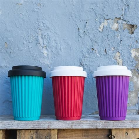 Lids Home Huele 4 Pcs Silicone Coffee Cup Lids Reusable Travel Mug Lid
