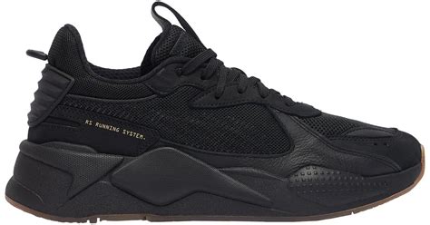 Puma Leather Rs X Running Shoes In Black For Men Save 28 Lyst