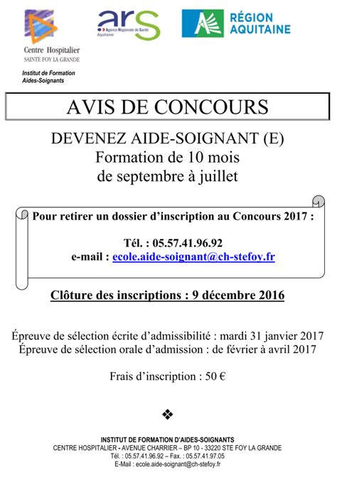 Concours Aide Soignante Beauvais Ventersdorp