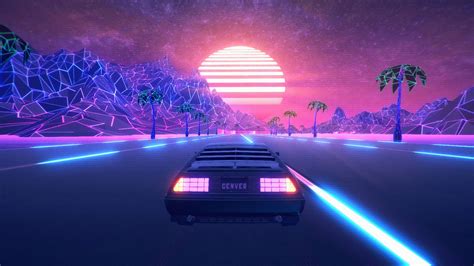 Retro Wave Cars Wallpapers Wallpaper Cave