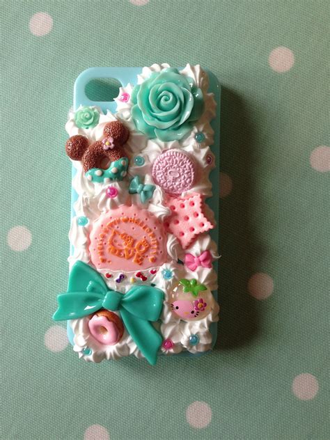 Beautiful Whipped Cream Decoden Phone Case For Iphone 4 But Can Be Made