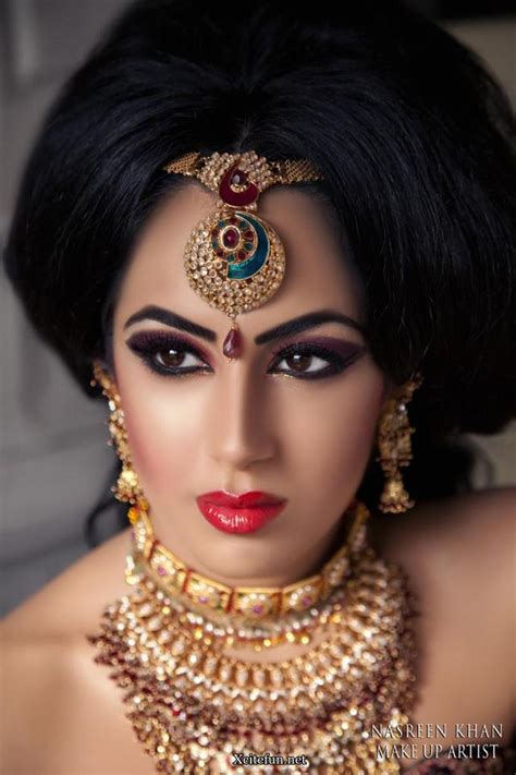 Kundan Gold Bridal Jewelry Makeup By Nasreen Khan