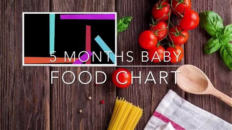 5 month old baby food chart. Food Chart For 5 Months Baby - YouTube