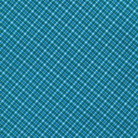 Blue And Teal Diagonal Plaid Pattern Textile Background Photograph By