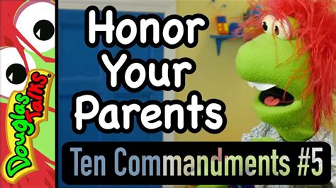Honor Your Parents The Fifth Commandment Youtube Commandments For