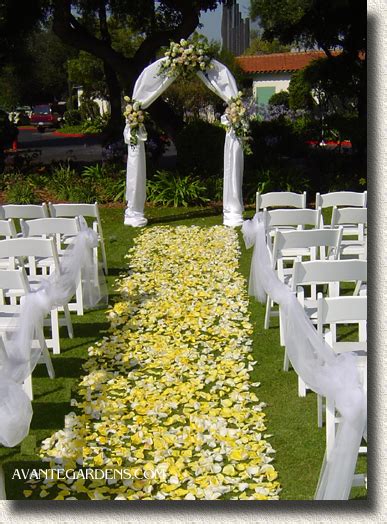 Wedding Inspiration An Outdoor Ceremony Aisle ~ Wedding Bells