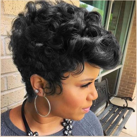Buy Enjeein Short Wigs For Black Women Pixie Wigs Short Curly Hair Wigs