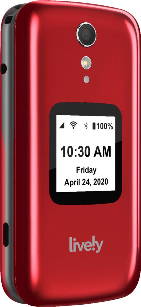 Lively® Jitterbug Flip2 Cell Phone For Seniors Red 4053sj7red 8in V2