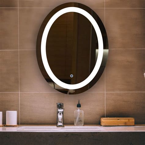 Co Z Dimmable Oval Led Bathroom Mirror To View Further For This Item Visit The Image Link