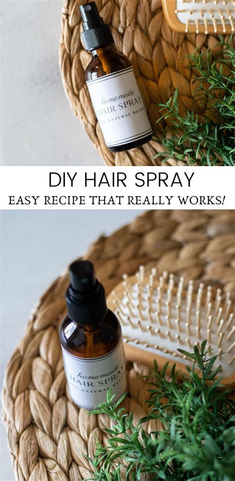 Diy Natural Hair Spray Recipe Diy Hair Spray Natural Hair Spray