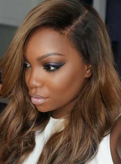 Best Hair Color For Dark Skin Tone African American Chart And Ideas For