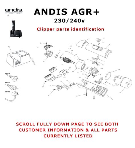 Oster large animal motor parts. 30 Andis Clipper Parts Diagram - Wiring Diagram List