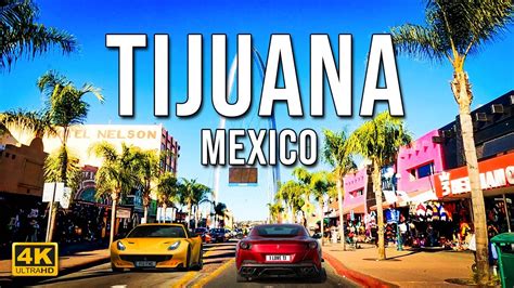 Tijuana Mexico Baja California Driving Downtown 4k Youtube