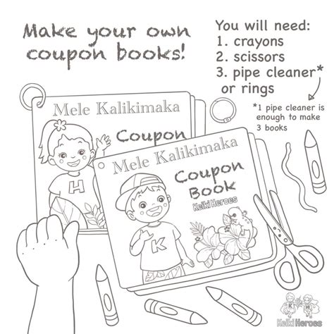Create Your Own Coupon Book Bw Keiki Heroes