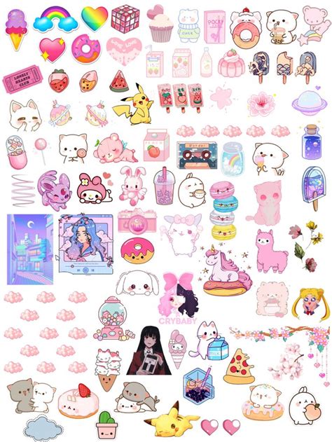 Kawaii Stickers Pegatinas Bonitas Pegatinas Kawaii Pegatinas