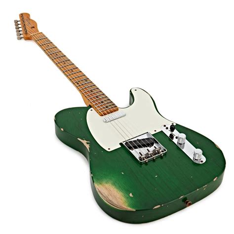 Fender Custom Shop 57 Telecaster Heavy Relic Emerald Green Trans