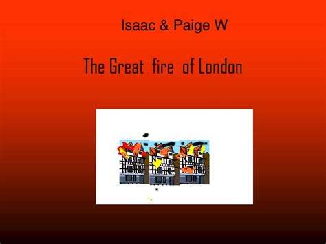 Ppt The Great Fire Of London Powerpoint Presentation Free Download