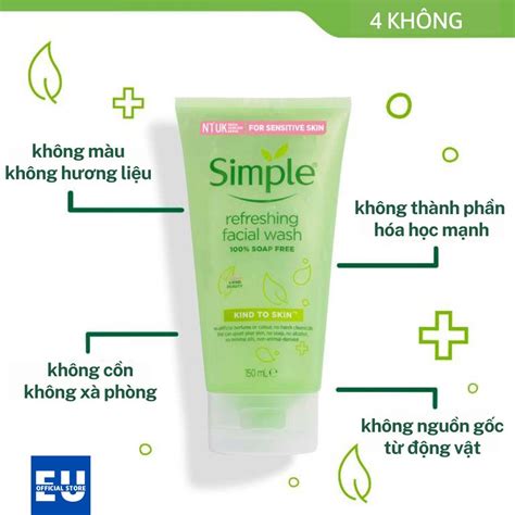 Srm Simple Sửa Rữa Mặt Sữa Rửa Mặt Dành Cho Da Dầu Mụn 150ml