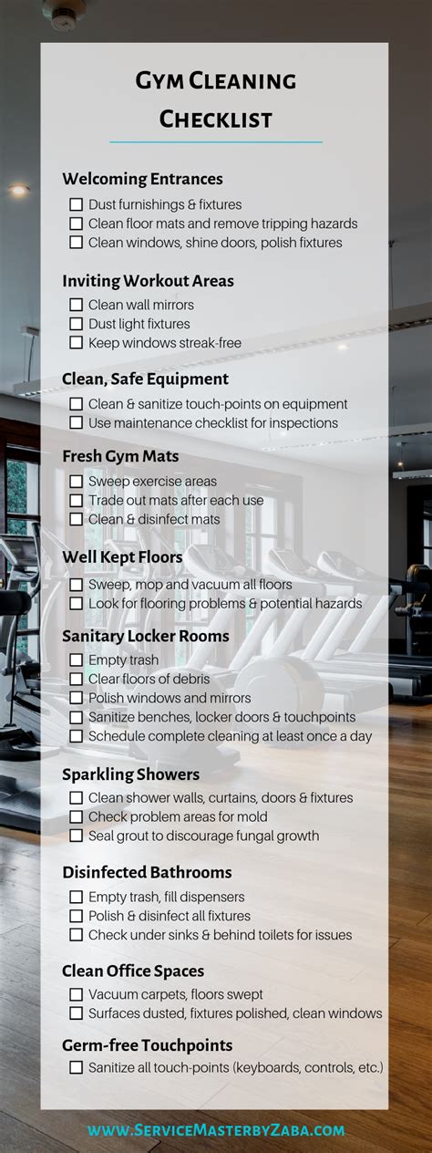 Gym Equipment Maintenance Schedule Template Pdf Template