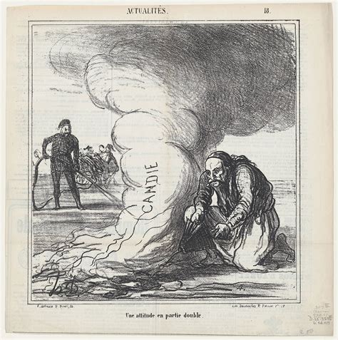 Honoré Daumier A Treacherous Attitude From News Of The Day Published In Le Charivari