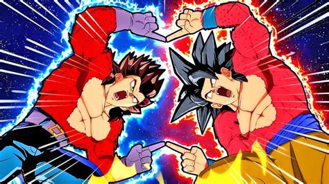 Goku Ssj4 And Vegeta Ssj4 Fusion