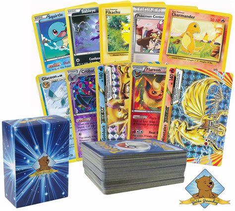Buy Pokemon 100 Card Lot With Foils Rares And 2 Break Rares No