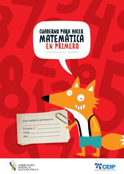 Cuaderno Para Hacer Matemática En Primero Uruguay Educa