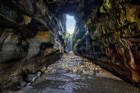 The Secret Waterfall Cave Irish Landscape Photographer